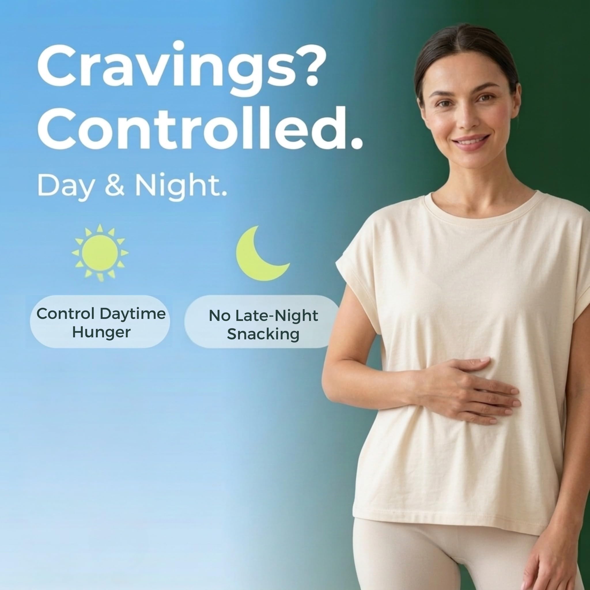 Natural Appetite Suppressant for Women & Men – Non-Stimulant Satiety Support & Holistic Daily Formula. Helps Control Hunger & Curb Cravings Naturally – 60 Veggie Capsules — Amazon image 6