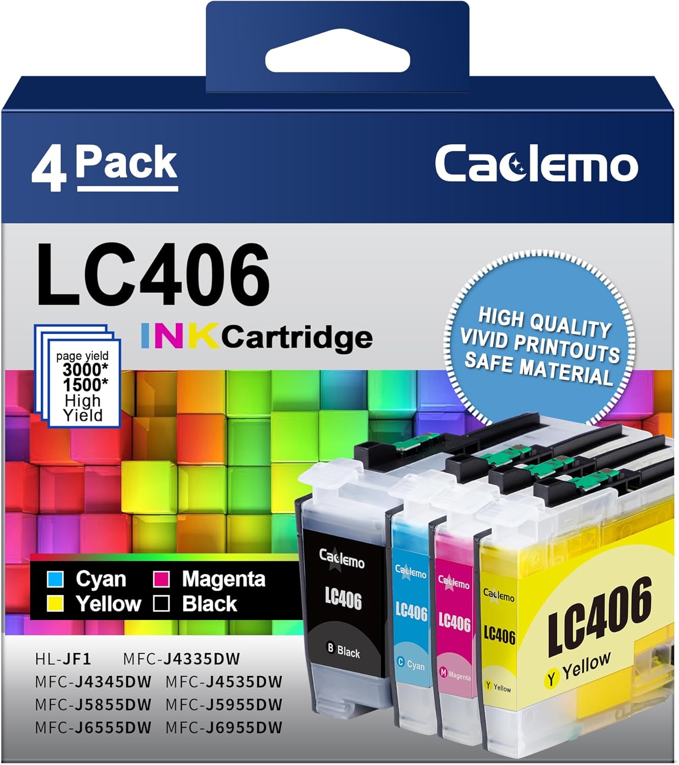 LC406 Ink Cartridges for Brother Printer for Brother LC406 Ink Cartridges LC406XL