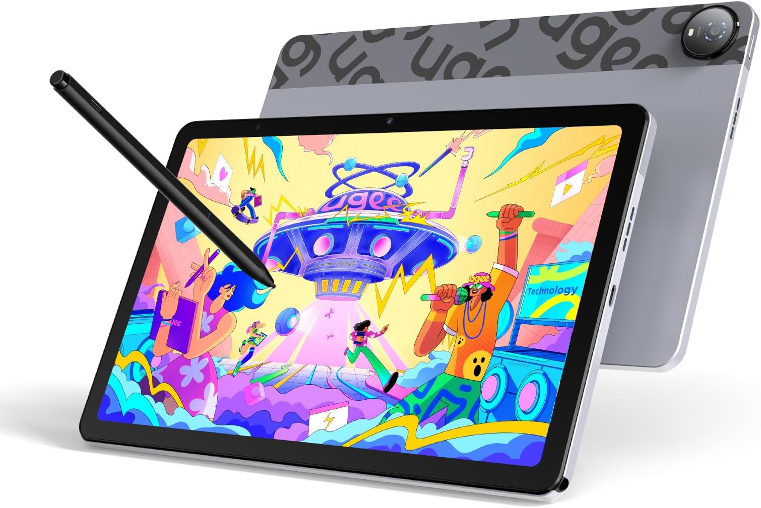 UT2 Fun Drawing Pad Standalone with 10.36 inch 2K Display and NanoMatte Finish, Portable Tablet with U-Pencil, 6GB+128GB, Android 14, 7000mAh, 8MP+8MP, Metal Body