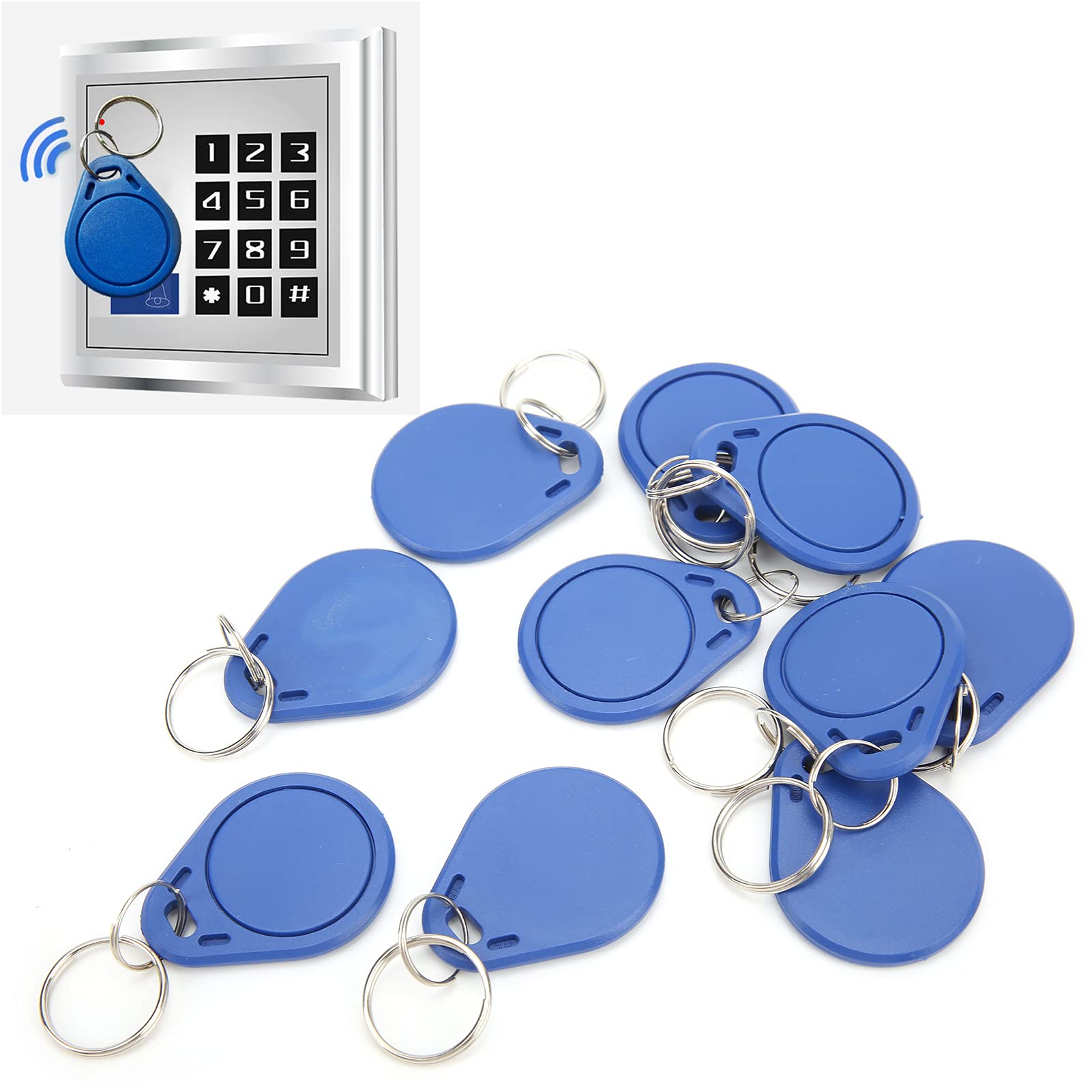 10 Sztuk 125 KHZ Identyfikator Karty Token Tag, Wielokrotnego Zapisu, Kontrola Dostępu, obecność na Czas, Parkingi