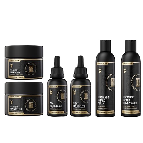 The Beard Struggle Greenlander Bundle - Kit de barba con mantequilla, bálsamo, aceite nocturno, aceite de día, lavado y acondicionador - Colección