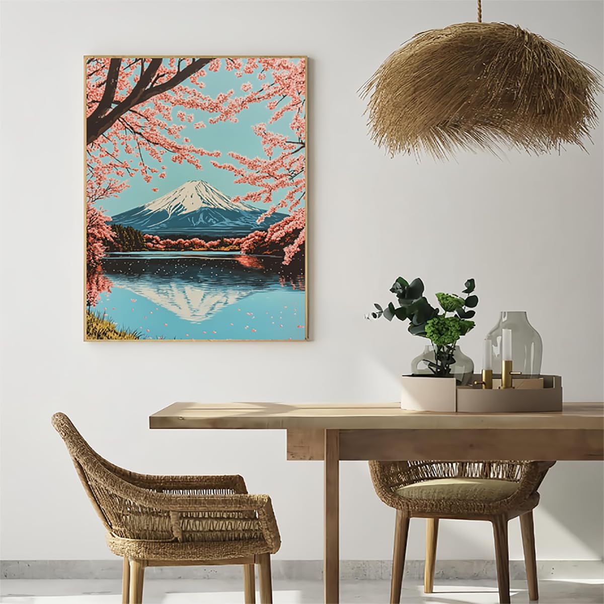 Mount Fuji diamentowe zestawy artystyczne dla dorosłych, malarstwo diamentowe, krajobraz, kryształ, zestawy artystyczne, dla dorosłych, dzieci, DIY, 5D, okrągłe, pełne wiercenie, klejnot, kropki, haft