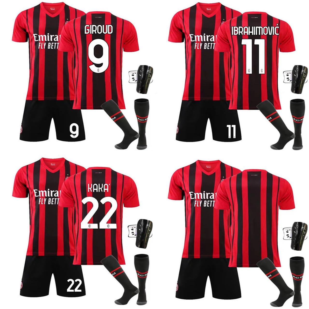 Amazon.co.jp: ACミラン サッカーユニフォーム 21-22 ホーム