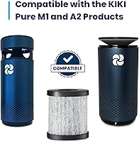 Vista 2 de Purificador de aire HEPA M1 y A2 - Paquete de 2 filtros de repuesto
