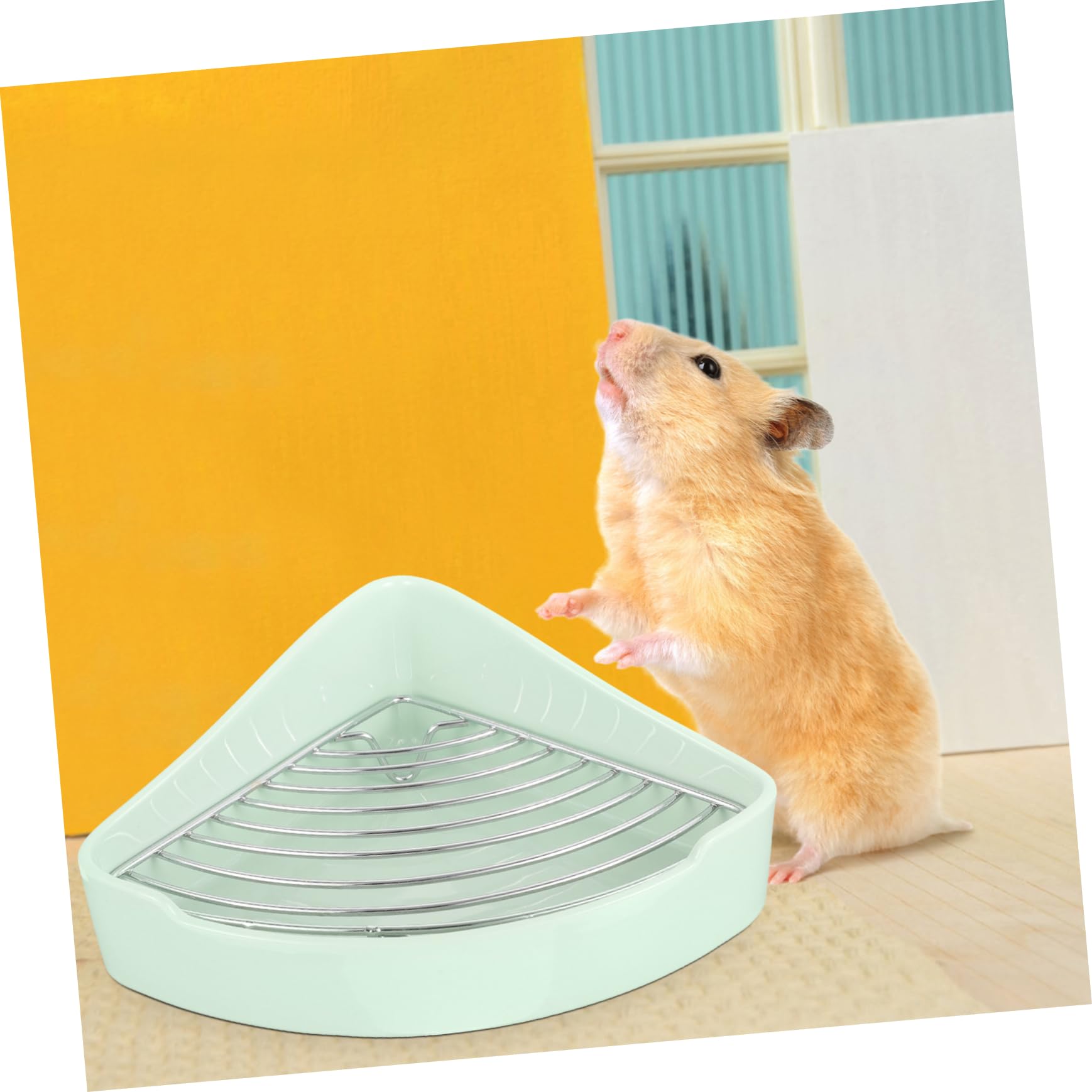 Vasino In Ceramica Per Conigli E Piccoli Animali - Lettiera Grande Per Criceti, Porcellini D'India, Furetti