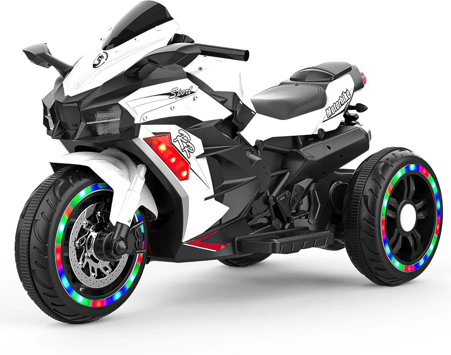 WIIS' IDEA Kids Ride On Motorcycle,12V Electric Battery