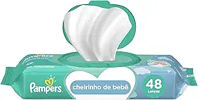 Lenços Umedecidos Pampers Cheirinho de Bebê 48 Unidades, Pampers
