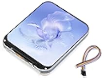 1.83inch Round LCD Display Module 240×280 Resolution IPS LCD SPI Interface 65K Colors Rounded Corners Micro LCD Display for Raspberry Pi 5/4B/ 3B+/Pi3B/Raspberry Pi Zero W/2W, STM32,ESP32 etc.