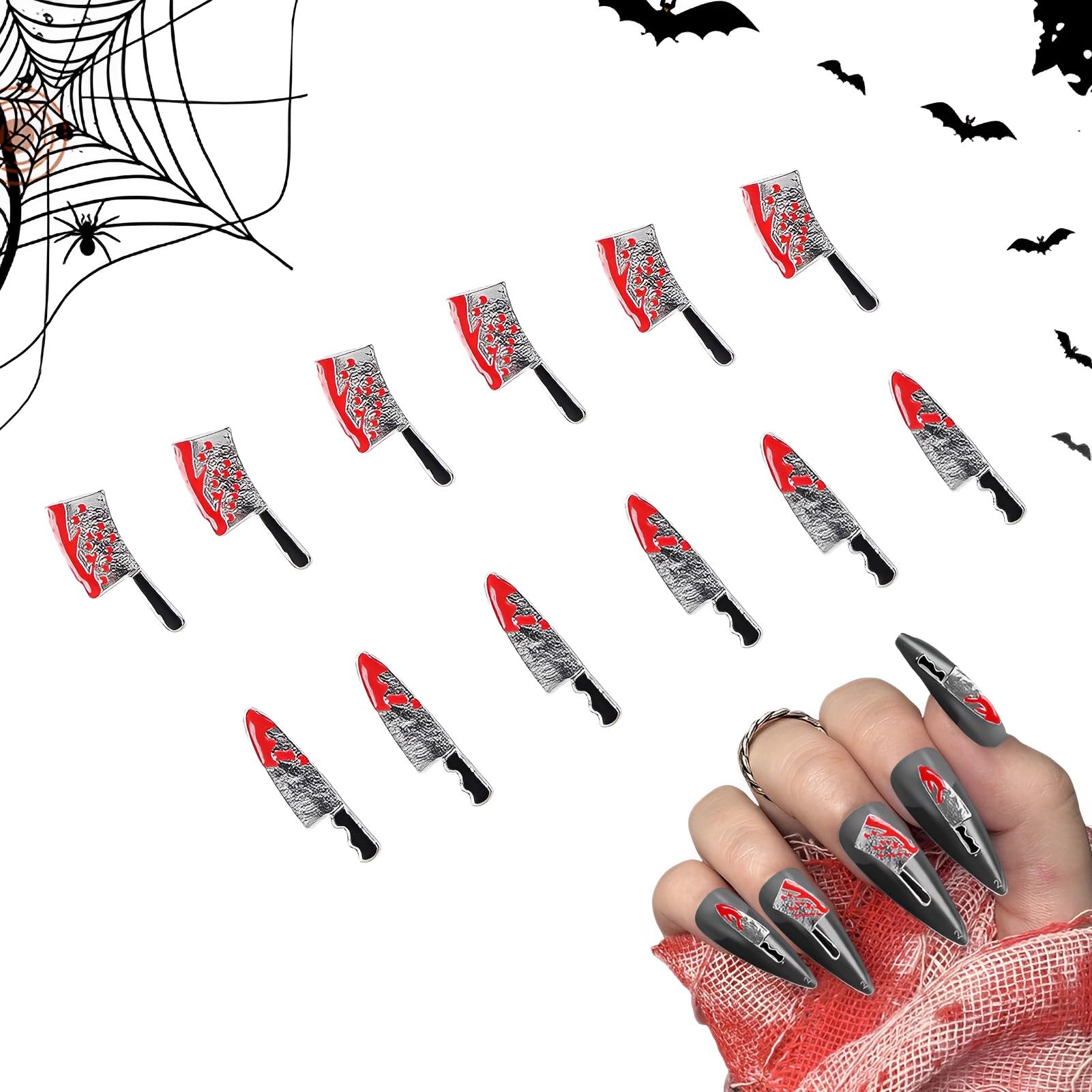 Amazon.co.jp: SAEYZ ハロウィン 12枚 ネイルシール ネイルステッカー