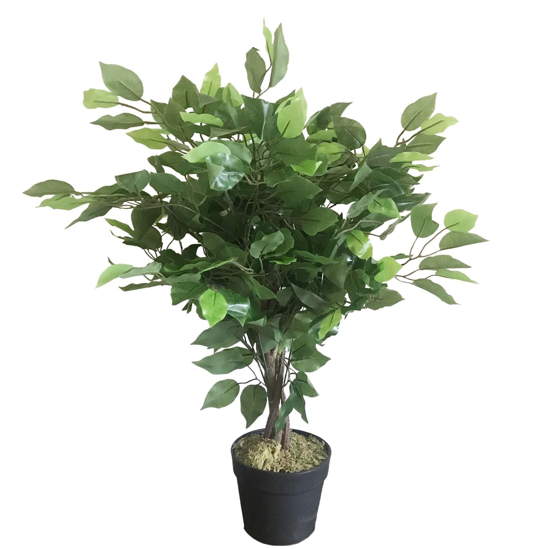 Leaf Realistic Artificial Ficus Tree/Plant 60cm Mini Bush,60cm Mini Bush,60cm,AZ-FICUS