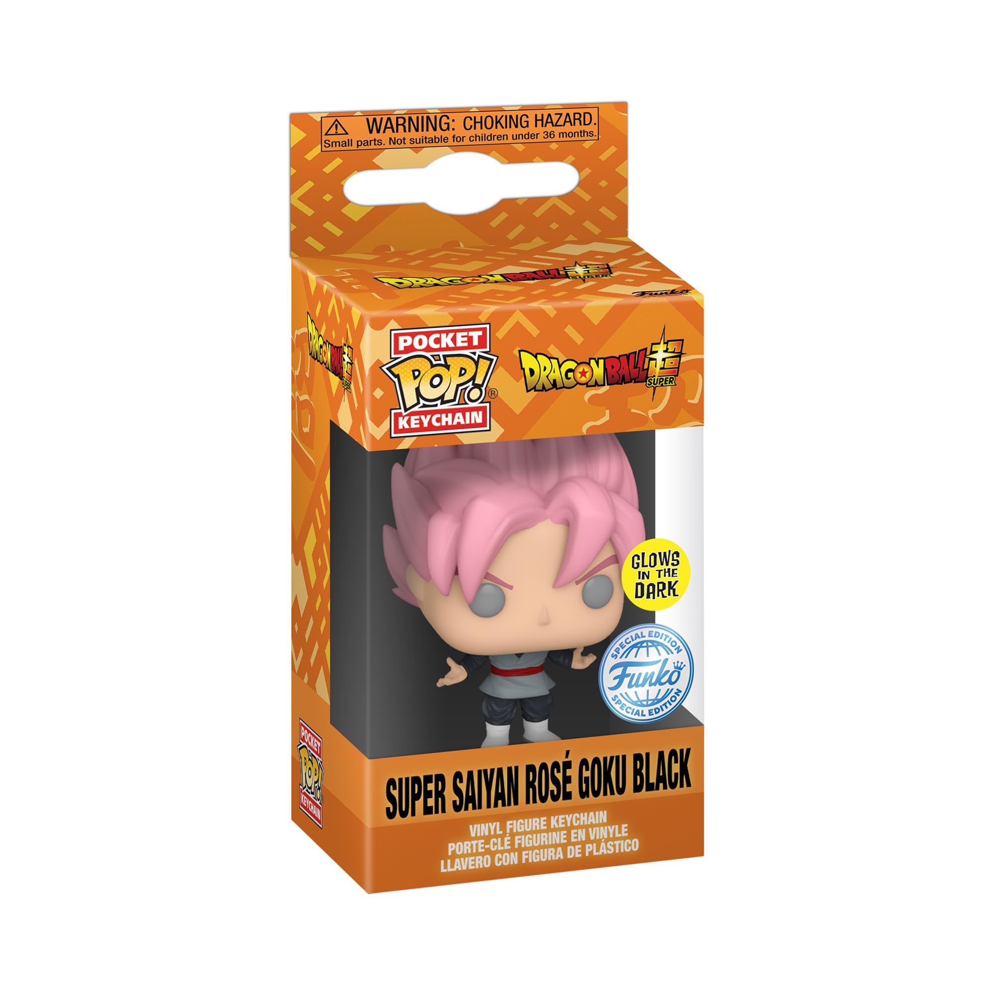 Funko Pop! Keychain: DBS, Goku, (rose BLK), Dragon Ball Novelty Keyring, Collectable Mini Figure, Stocking Filler, Gift Idea - Image 2