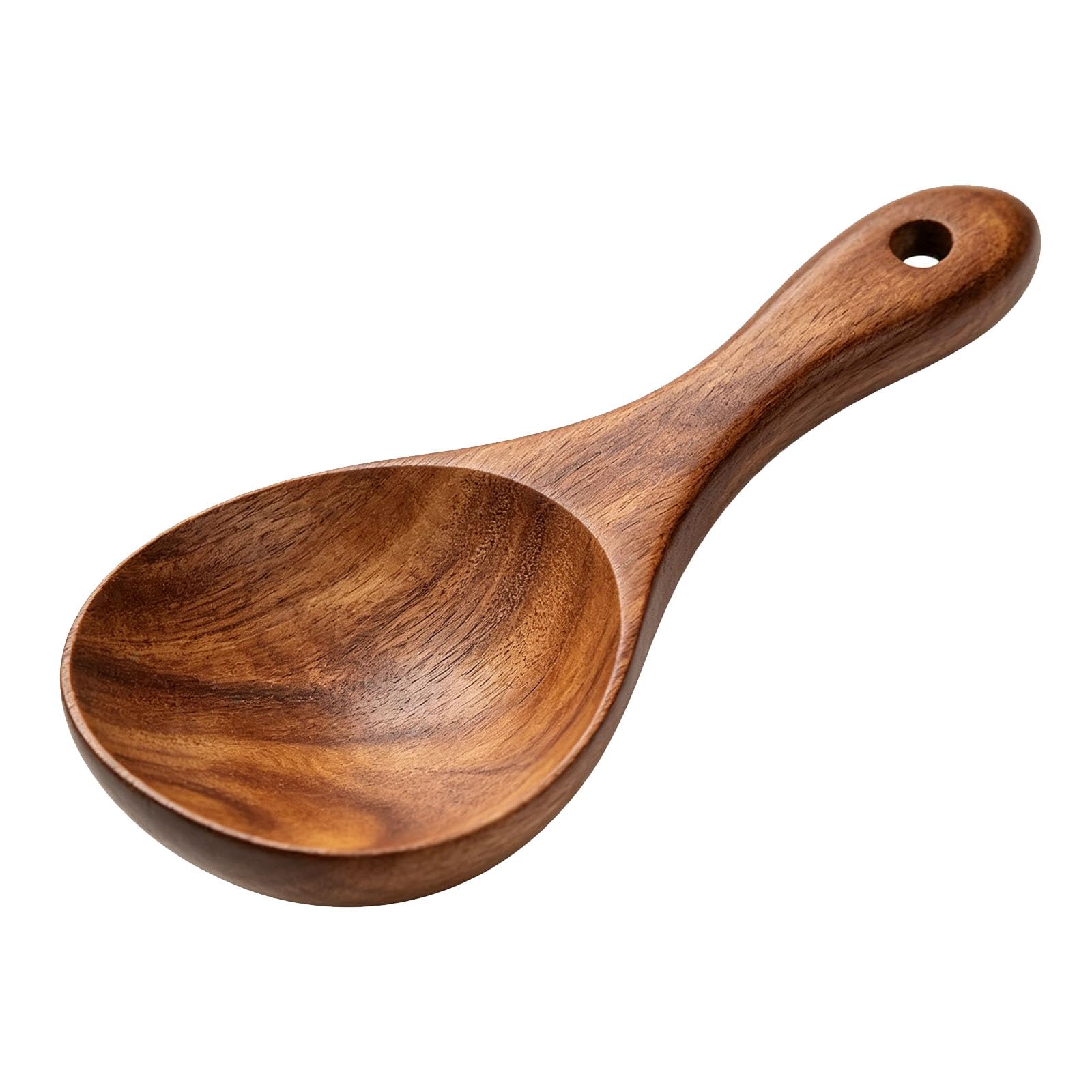 Rice Serving Spoon, Wooden Non Stick Rice Paddle, Multifunctional Rice Spoon for Rice, Mashed Potatoes, Serving, Mixing