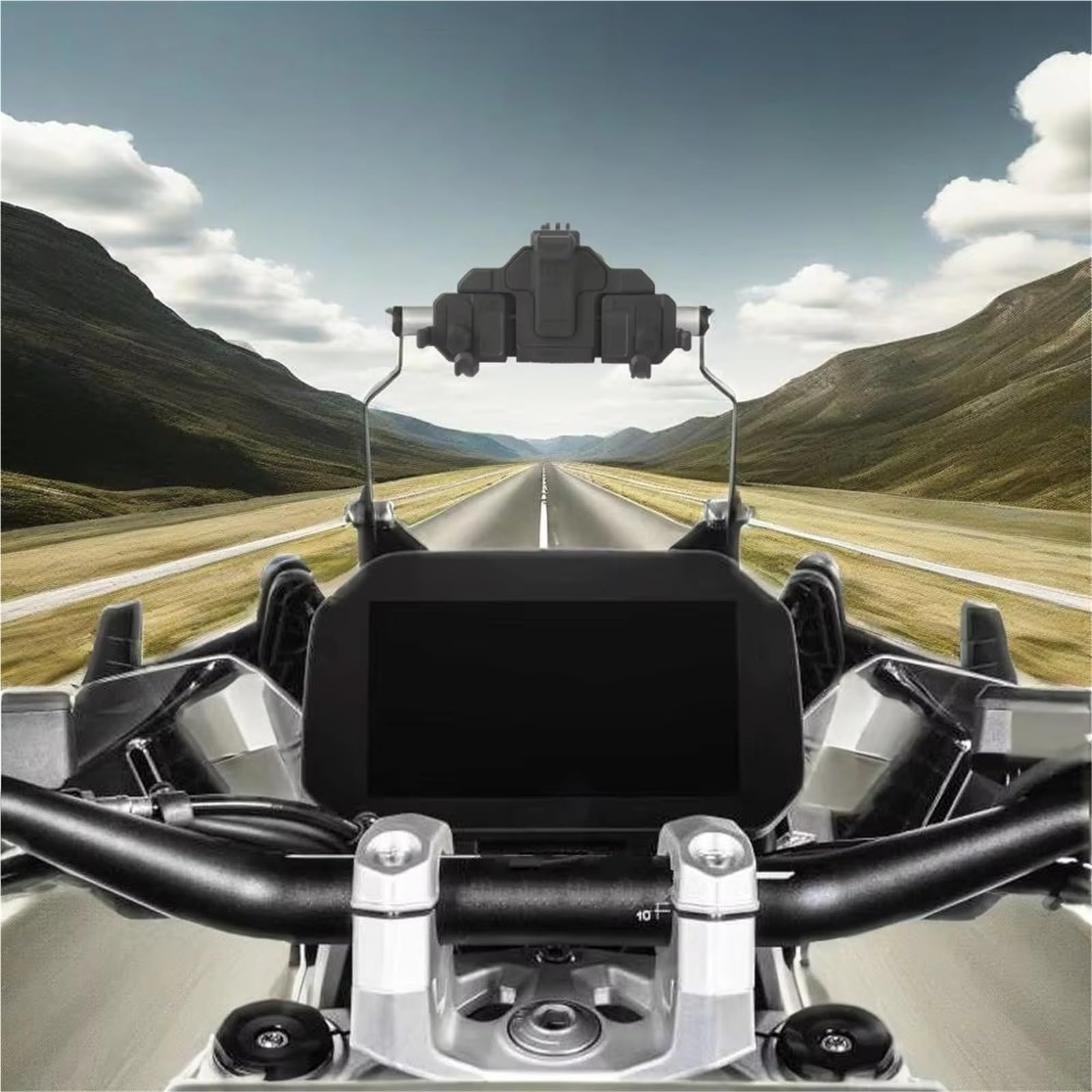 Supporto Navigatore Moto Per BMW Per R1300 GS Per GS1300 Per ADV Per Adventure 2023-2024 Supporto Staffa Manubrio Navigazione GPS Telefono Cellulare