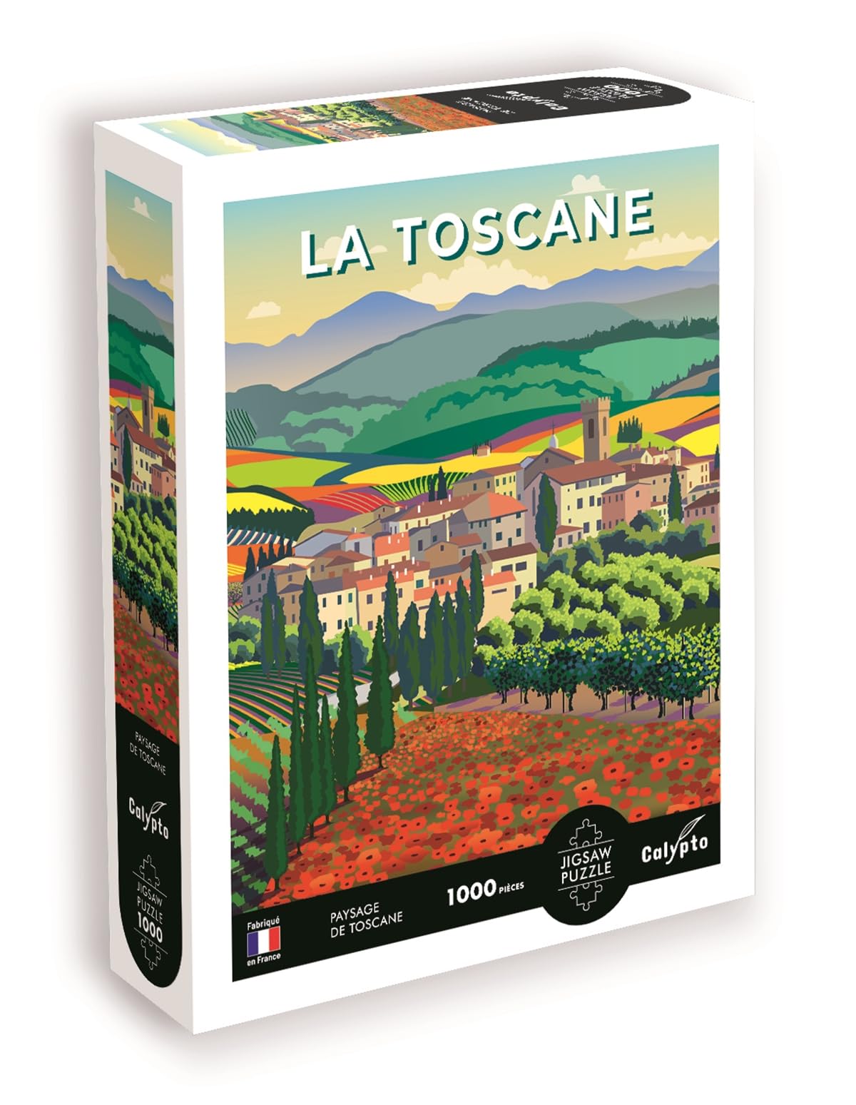 Sentosphère - Puzzle 1000 Pieces Tuscan Landscape, Colour Multicoloured, 7155