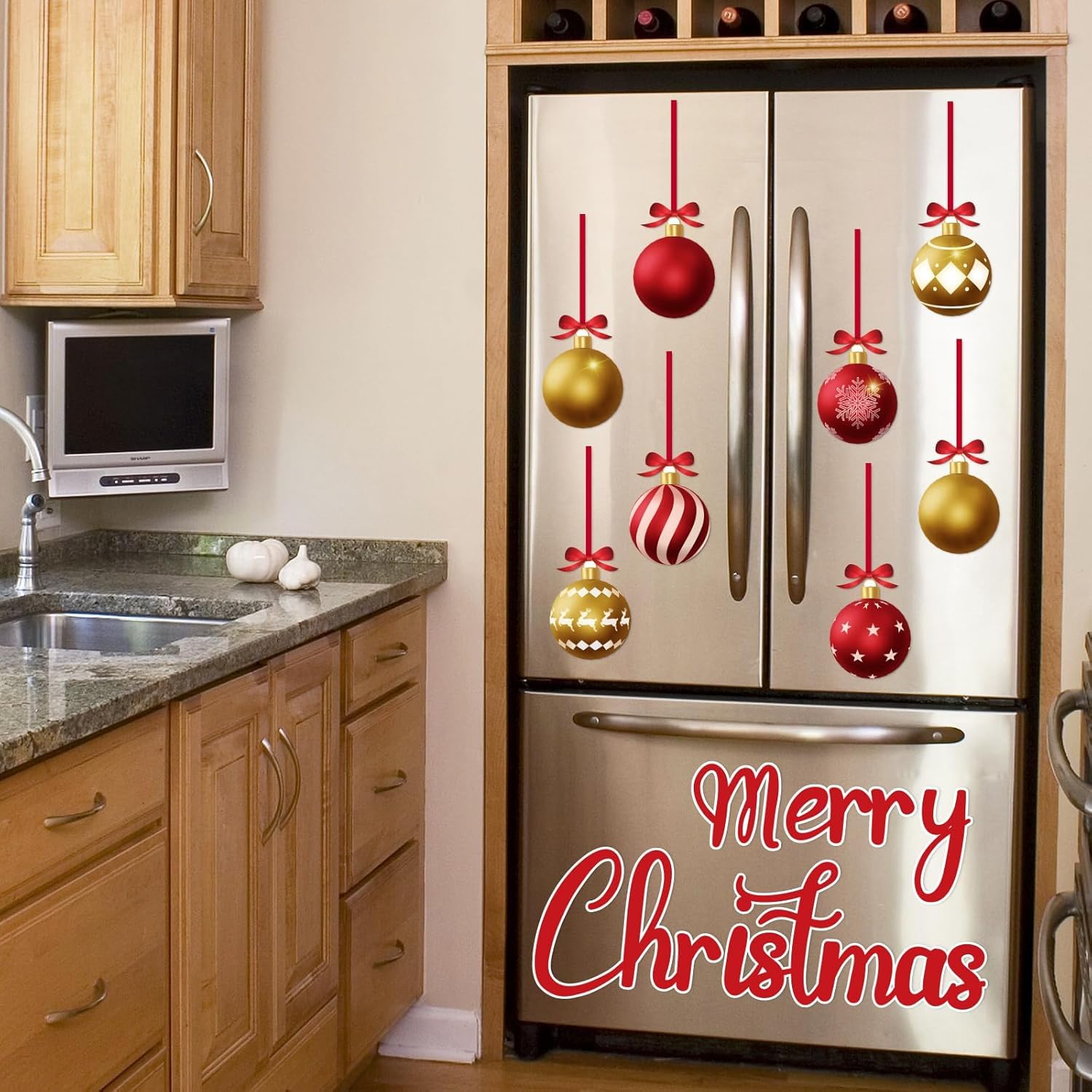 H1vojoxo Lot De 13 Aimants De Décoration De Porte De Garage En Forme De Bonhomme De Neige - Aimants D'hiver Pour Garage, Décoration Extérieure De Noël, Bonhomme De Neige, Réfrigérateur, Autocollants