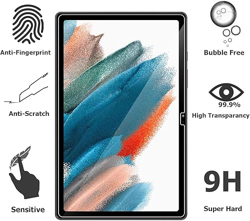 Miniatura 2 de Paquete de 2 protectores de pantalla para Doogee T10 Plus de 10.51 pulgadas lanzado en 2023, película de vidrio templado de alta definición de