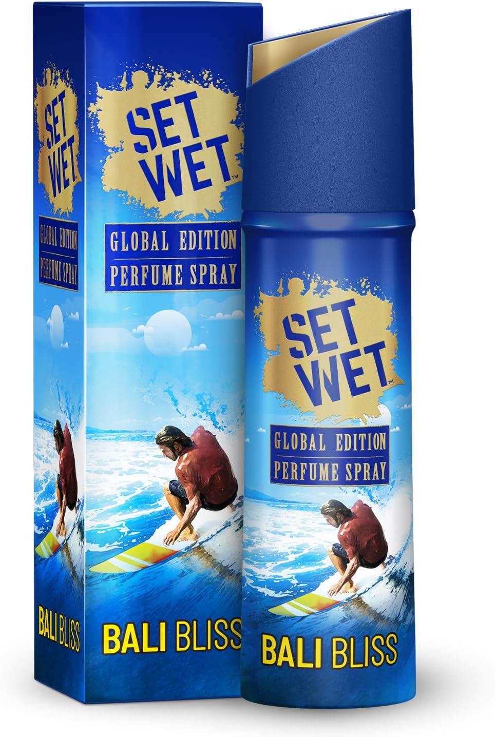 Set Wet Global Edition Perfume Spray for Men, Bali Bliss, 120 Ml