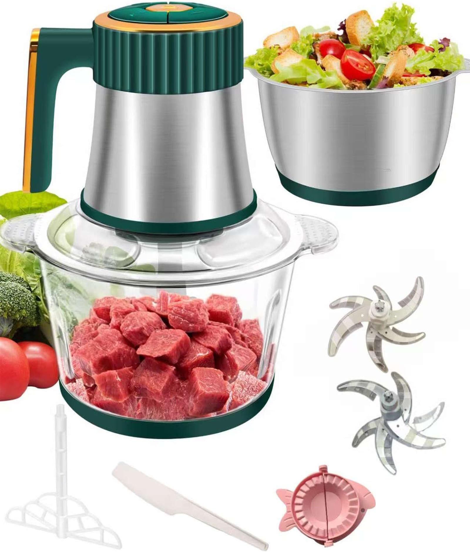 - Mini Mixer ，Kitchen Aid Meat Grinder，Small Food Chopper Electric， Vegetable Grinder，Personal Blender For Shakes And Smoothies