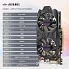 Tarjeta gráfica AISURIX GTX 1050 Ti 4G, 128 bits GDDR5 PCI Express 3.0, DVI VGA HDMI con ventiladores congelados (GTX 1050 ti) 3