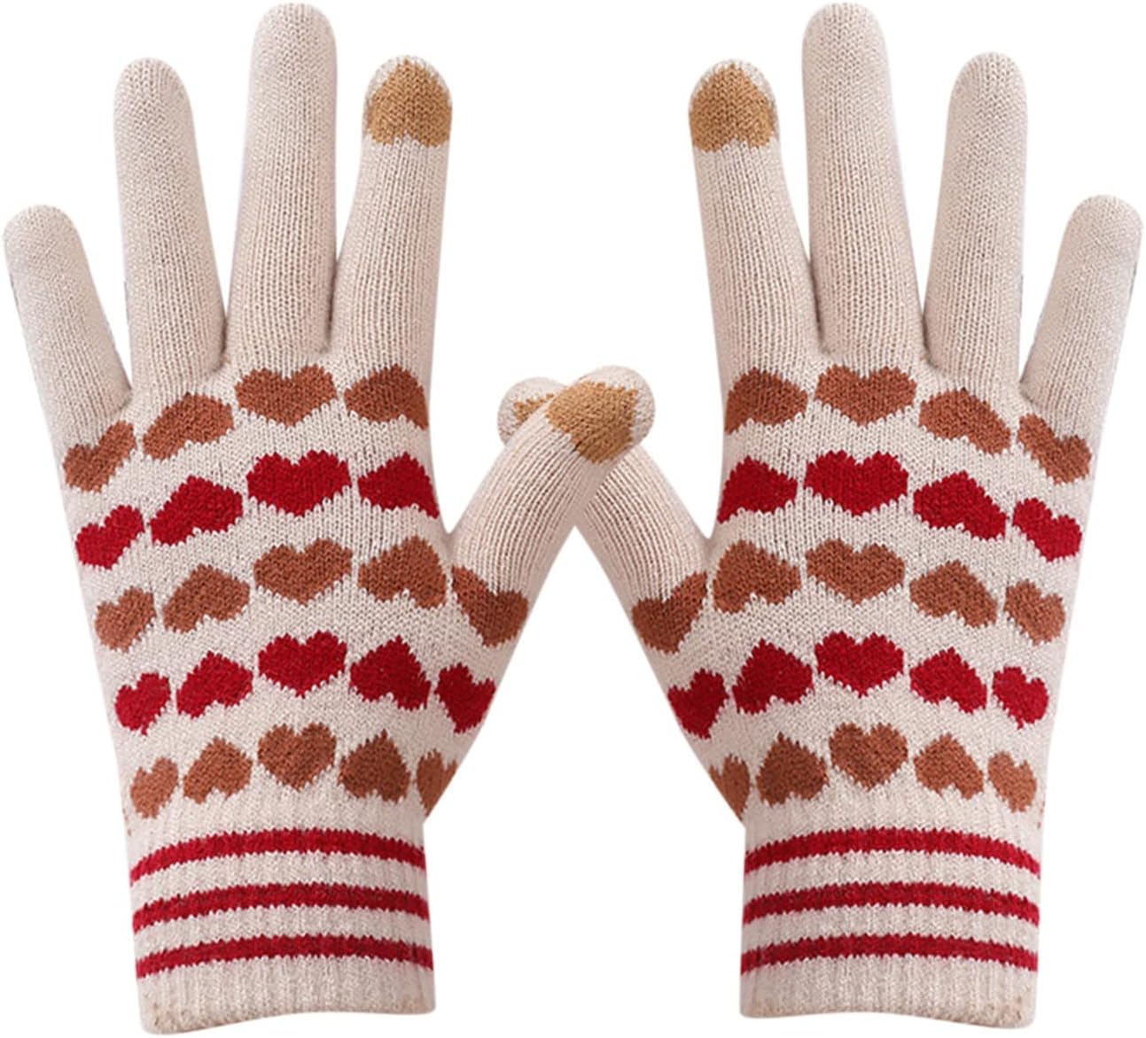 Gloves Mittens Toddler Women Can Enable Screen Gloves Warm Knitted