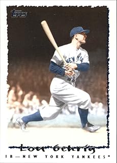 2010 Topps Vintage Legends Collection #VLC38 Lou Gehrig MLB Baseball Trading Card