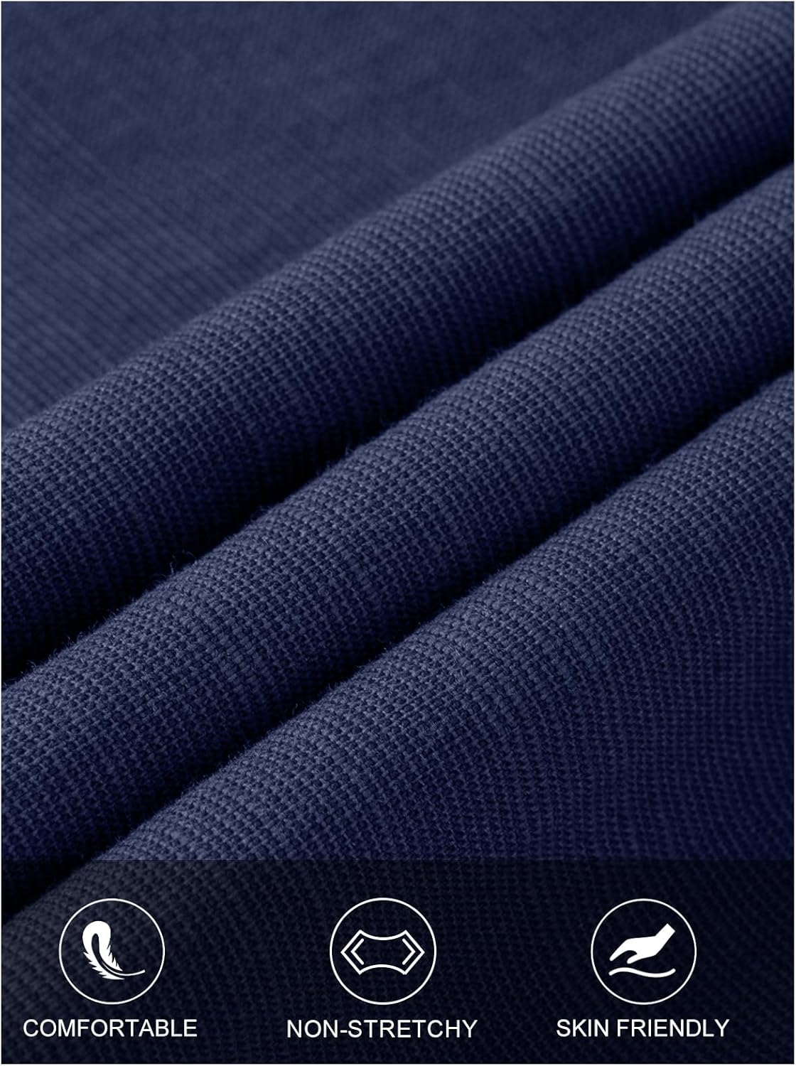 MEROKEETY Women's 2025 Fall 3/4 Sleeve Shirt Dress Casual Button Down Shift Pleated Midi Dresses with Pockets - Image 5