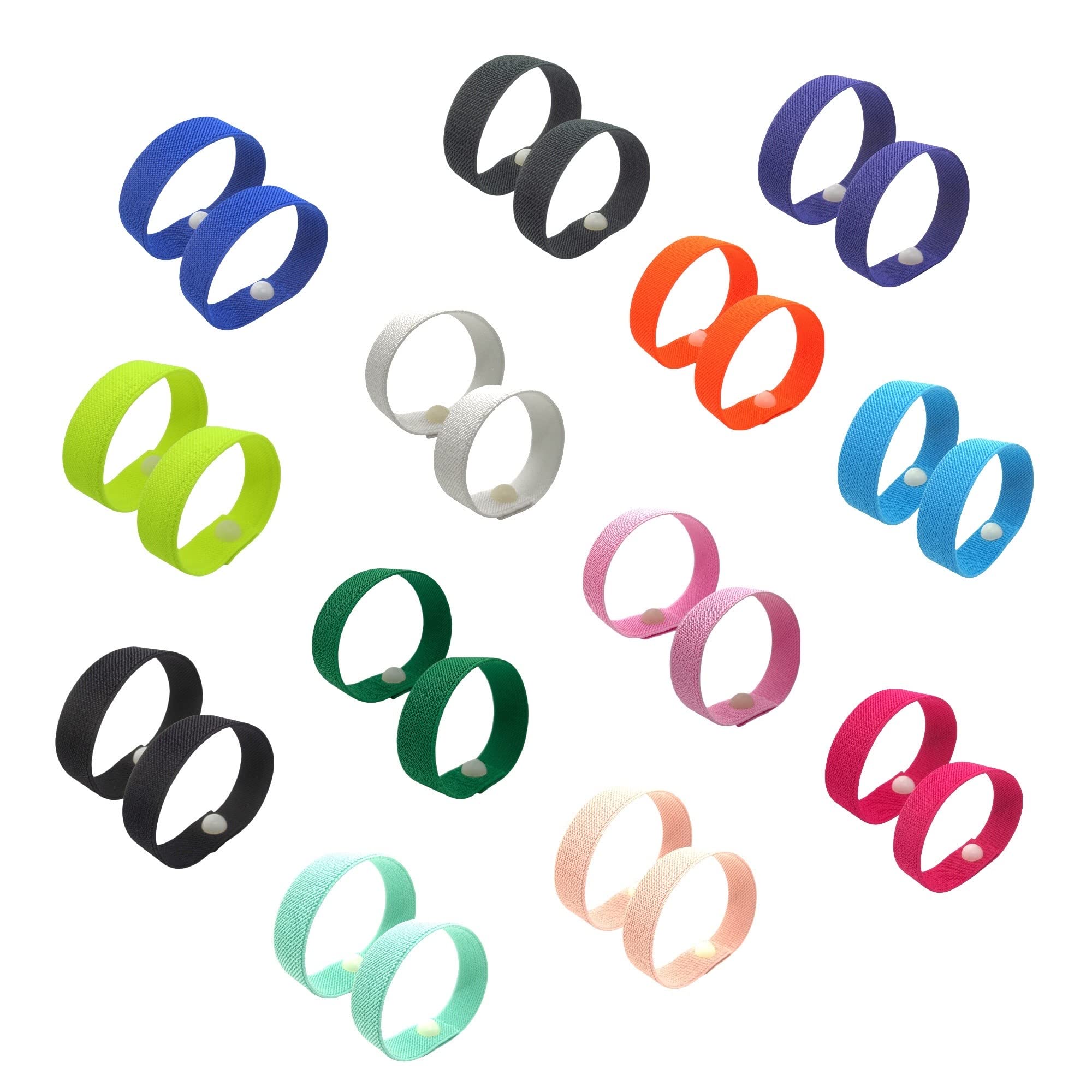 Motion Sickness Bands- Waterproof, 10+ Colors, Durable- Nausea Relief Wristband- Anxiety, Vertigo (Pair) (Sky Blue, Medium 7 in.)