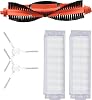 Ozemtek White Mi Robot Vacuum Mop ProVacuum Mop P Model Number Stytj02ym Compatible Brush,Filter Spare Parts Accessory Set-5 Pieces