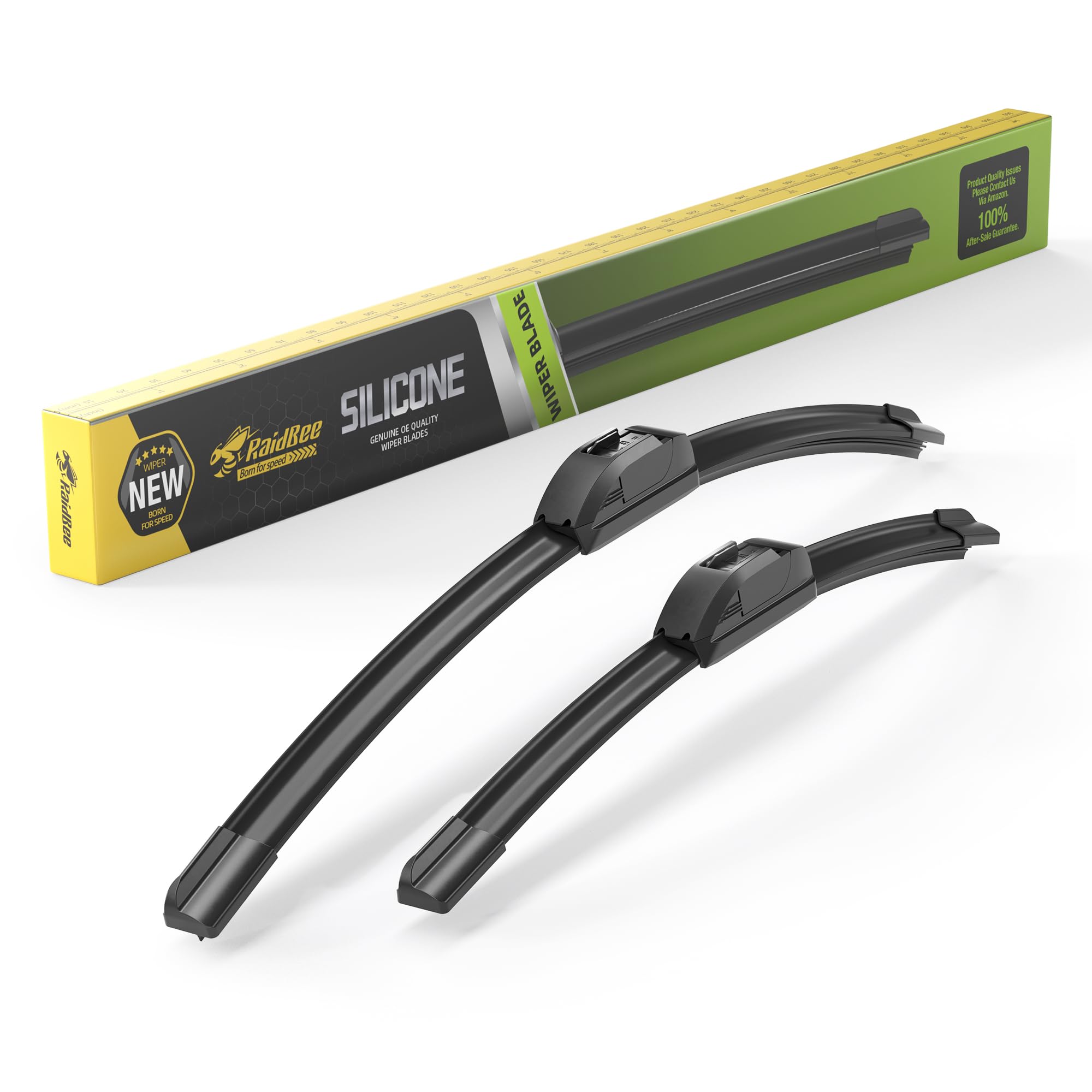 Raidbee® 28" and 15" Silicone Windshield Wiper blades Replacement for | NISSAN Sentra 2019 2018 2017 2016 2015 2014 2013 Oem Quality Premium All-Season Silicone Wiper Blades