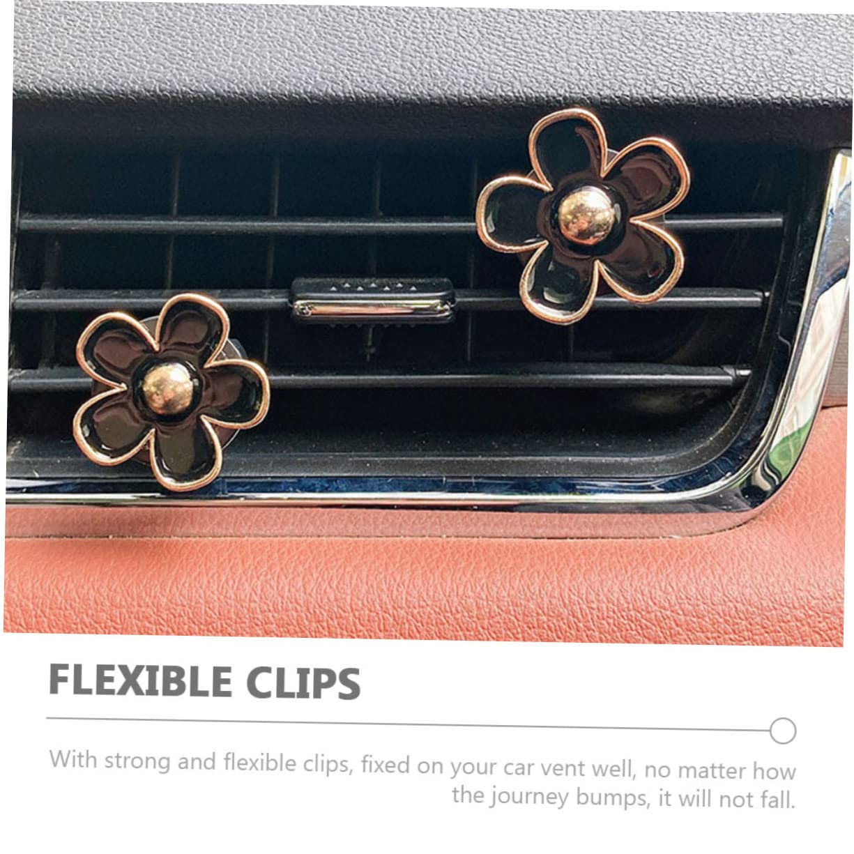 ibasenice 24stücke Auto Lüftung Clips Blumen- Aromatherapie Duftstecker Für Auto Stilvolle Innenraumaccessoires Für Installieren Und Langlebig