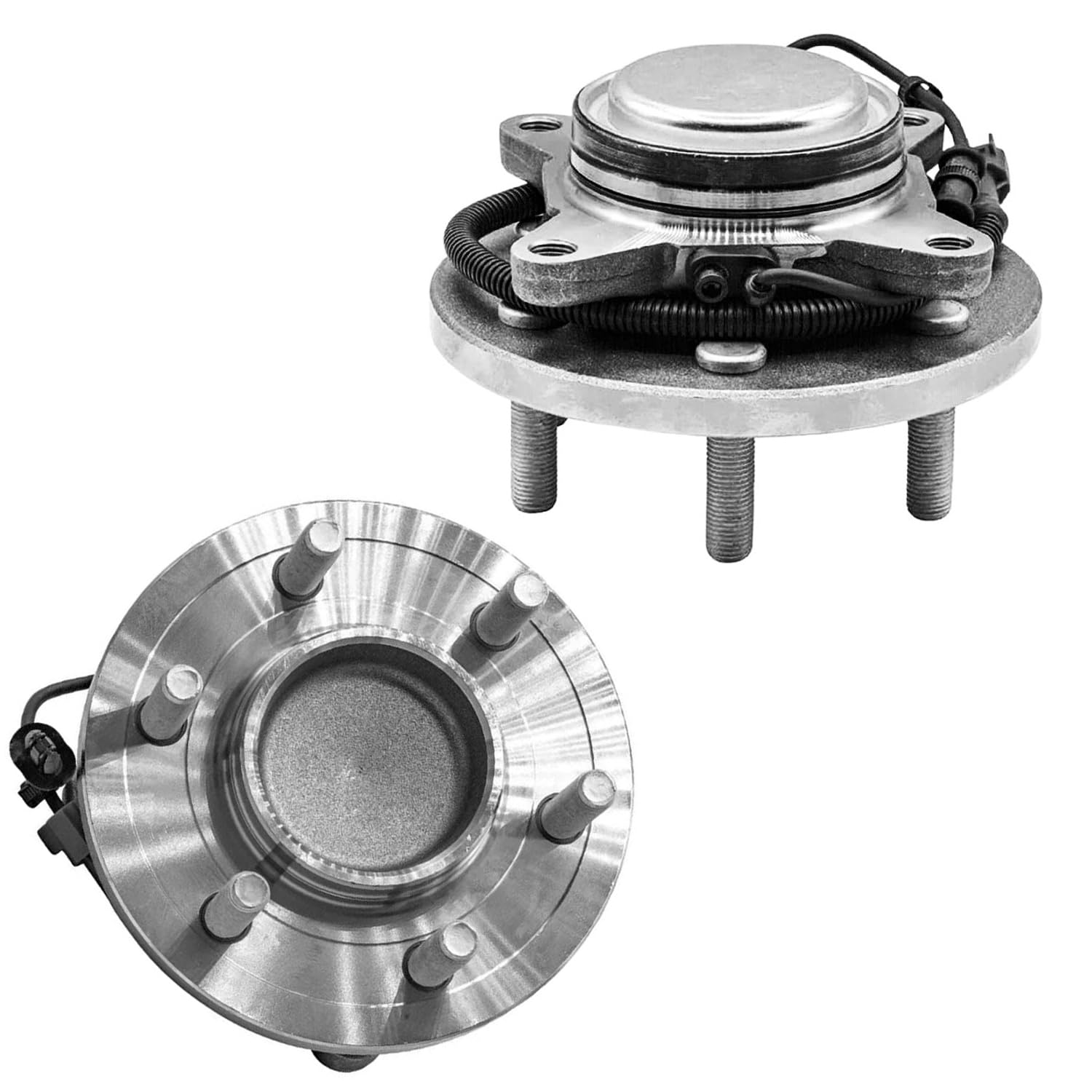 Detroit Axle - RWD Pair Front Wheel Bearing Hubs for 18-20 Ford F-150