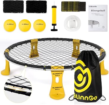 Mookis Blinngoball Kit Complet de Roundnet avec Filets Évolutifs
