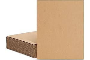 Juvale 8x10 Chipboard Packing Sheets (25 Pack)