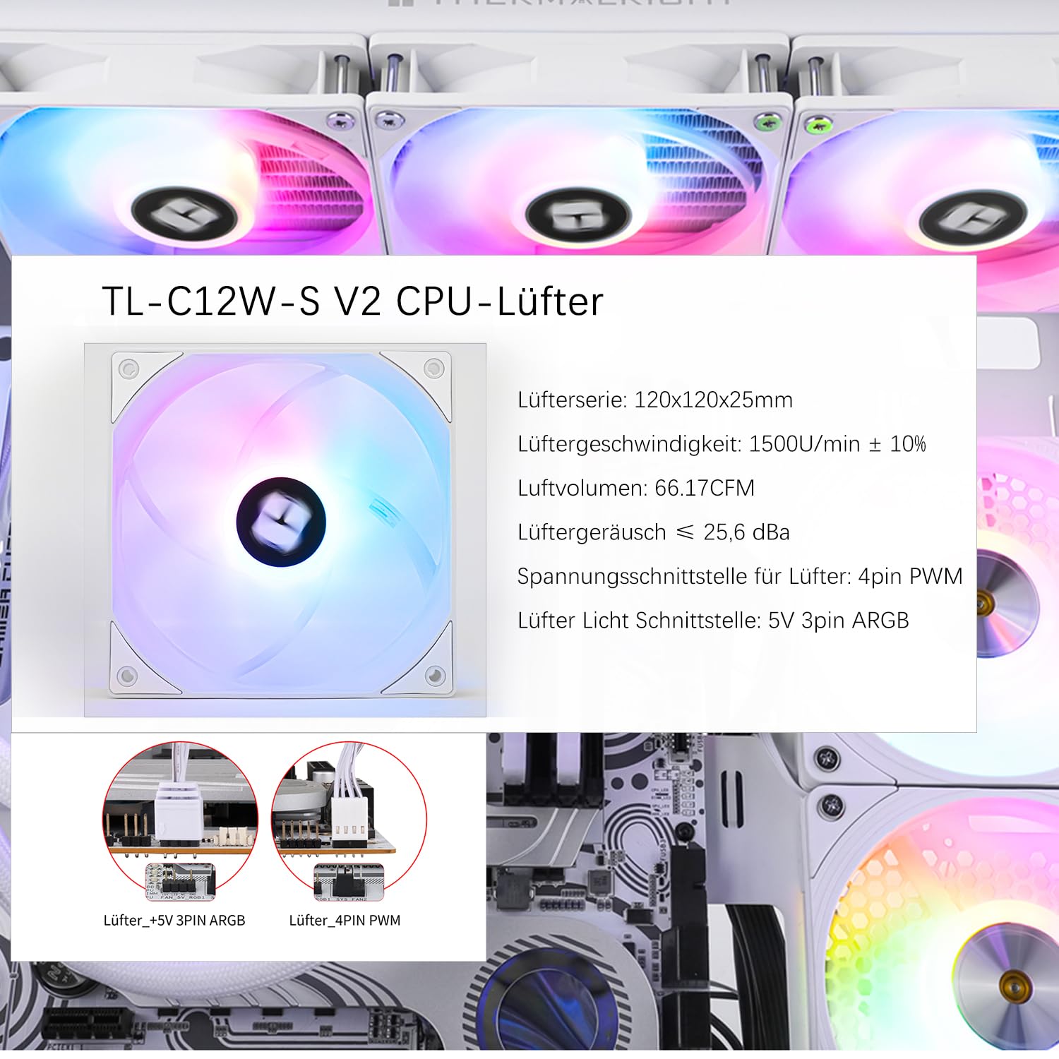 Thermalright AQUA ELITE 360 V3 vloeibare CPU-koeler, 360 koelrijen, 3 x 120 mm PWM-ventilator, S-FDB-lagers, voor AMD/AM4/AM5, Intel LGA1150/1151/1200 /2011/1700/1851, desktop CPU-koeler AIO