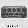 Teclado inalámbrico iluminado minimalista Logitech MX Keys Mini, compacto, Bluetooth, retroiluminado, USB-C, compatible con Apple macOS, iOS, Windows, Linux, Android, construcción metálica - Grafito 7