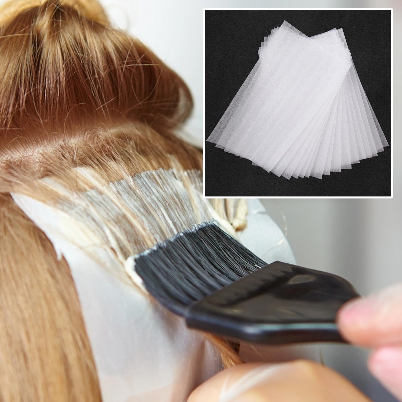 Professional Salon Perm Paper, 240 Pieces, 11.5 x 6.5 cm, High Temperature Resistant, for Hair Colouring and Styling - Image 2