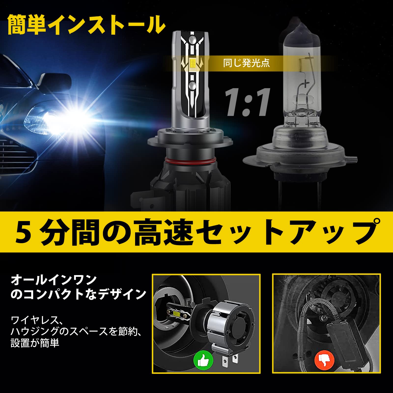限定　LEDバルブ　新基準車検対応　ハイビーム用　ロービーム用　 高輝 限定 LEDバルブ 新基準車検対応 ハイビーム用 ロービーム用 高輝
