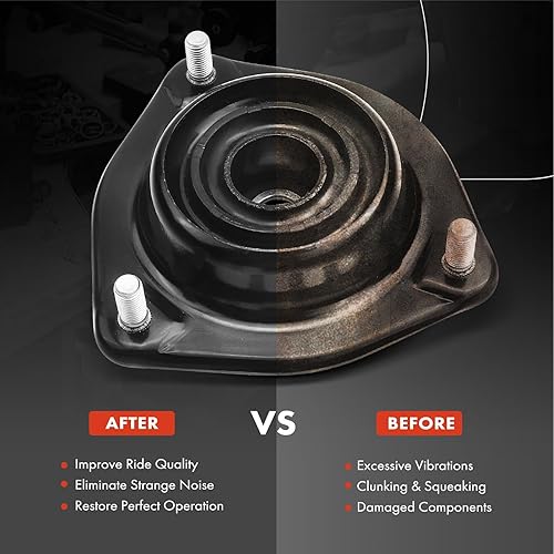 Miniatura 7 de A-Premium Soporte de suspensión delantera del lado del conductor o del pasajero compatible con Hyundai Elantra Sedán 2011-2015, Veloster 2012-2017