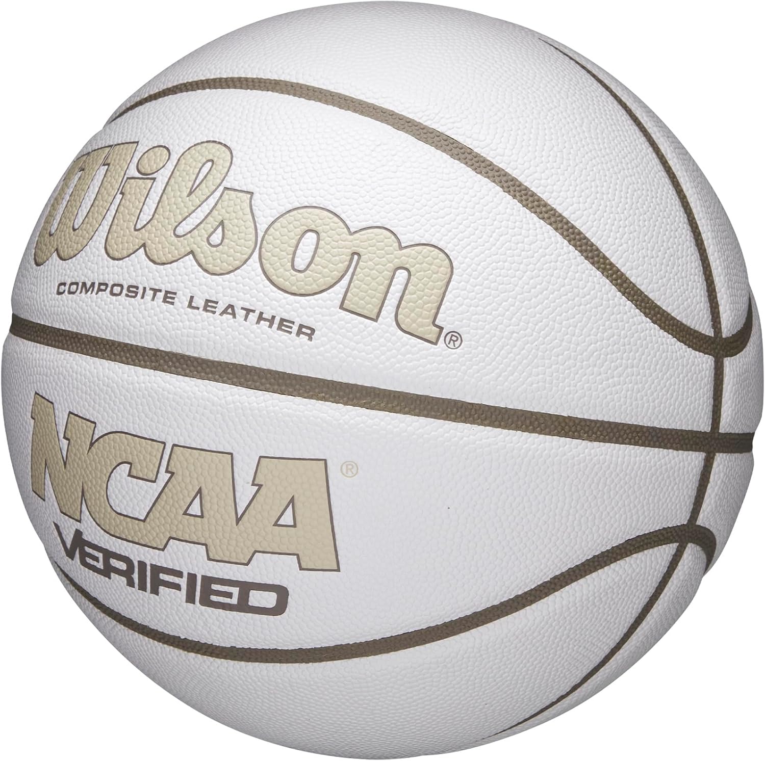 Wilson Verified Indoor/Outdoor Basketballs White/Tan Size 6 - 28.5"