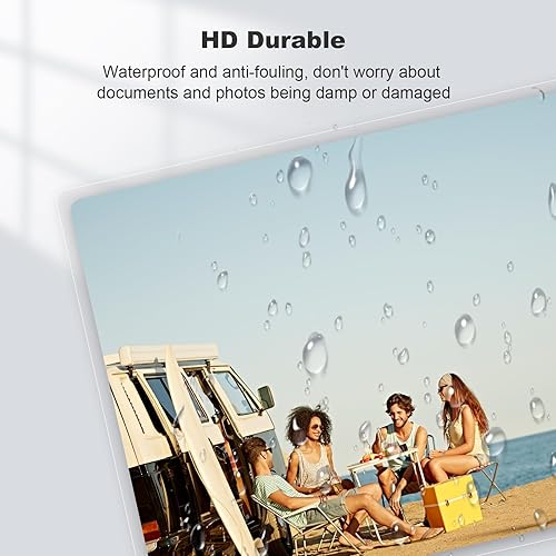 Miniatura 5 de Bonsaii Hojas de laminación, 100 bolsas de laminación térmica de 3 mil, 9 x 11.5 pulgadas, tamaño carta, transparentes y duraderas, adecuadas