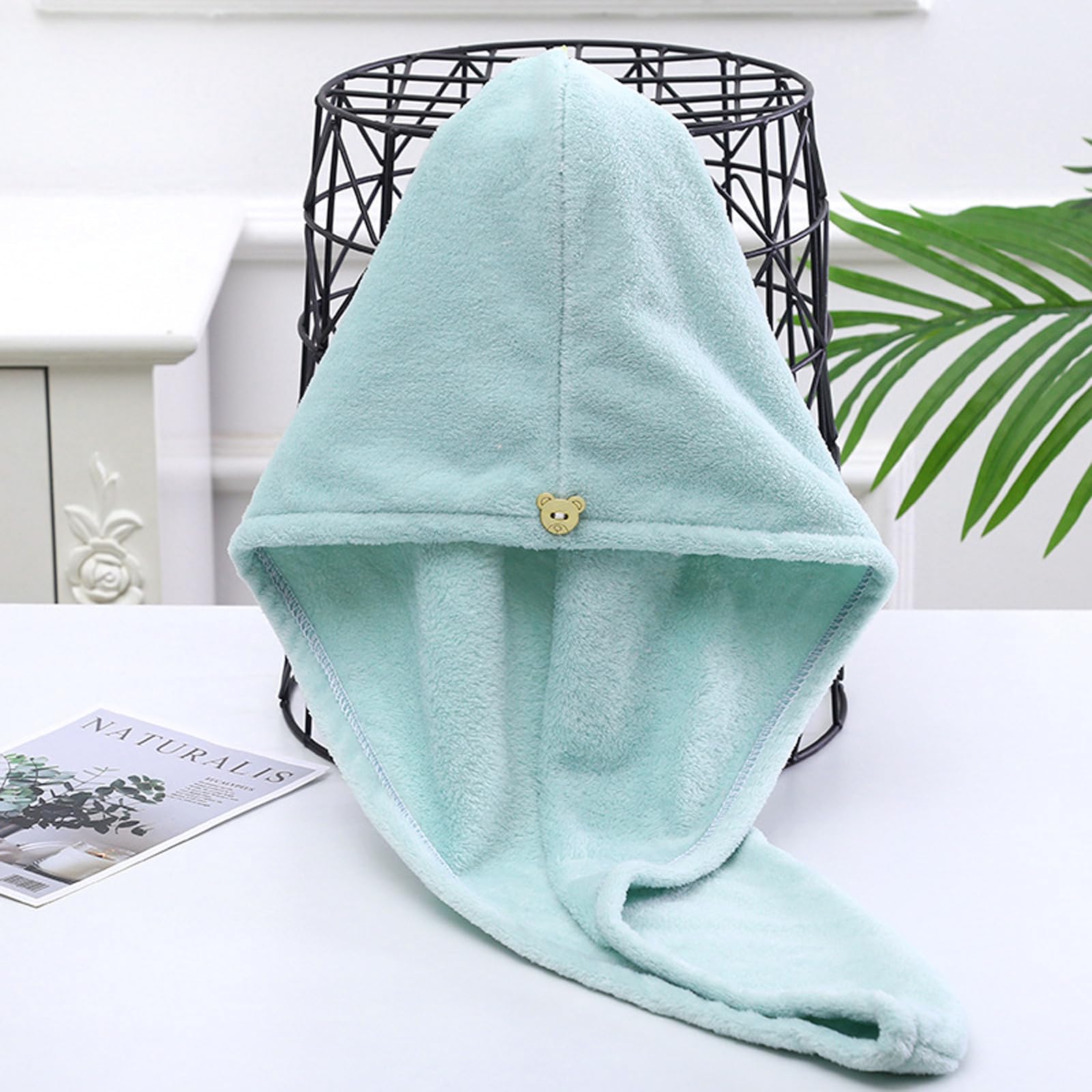 TYXHXTF 2 PCS Serviette Microfibre Cheveux, Serviette Cheveux, Serviette à Cheveux en Microfibre Wrap Turban Super Absorbant, Serviette Cheveux Sechage Rapide pour Femmes TYXHXTF 2 PCS Serviette Microfibre Cheveux, Serviette Cheveux, Serviette à Cheveux en Microfibre Wrap Turban Super Absorbant, Serviette Cheveux Sechage Rapide pour Femmes