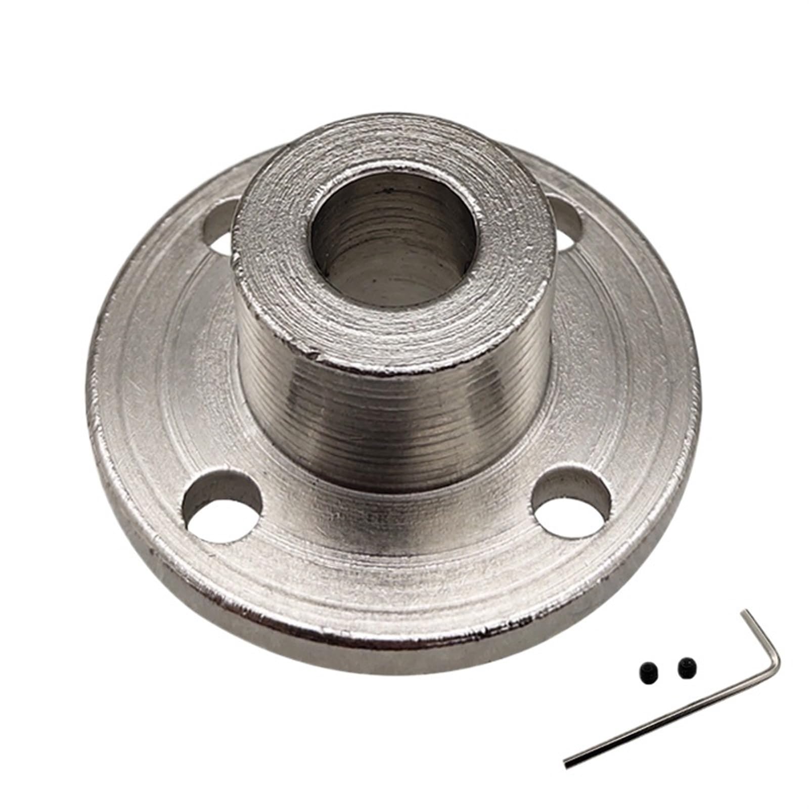 WEKONUMEX Flange Shaft Coupling, Rigid Flange Coupling Connector For Motor Guide Shaft 3-14mm(Hole 7MM)