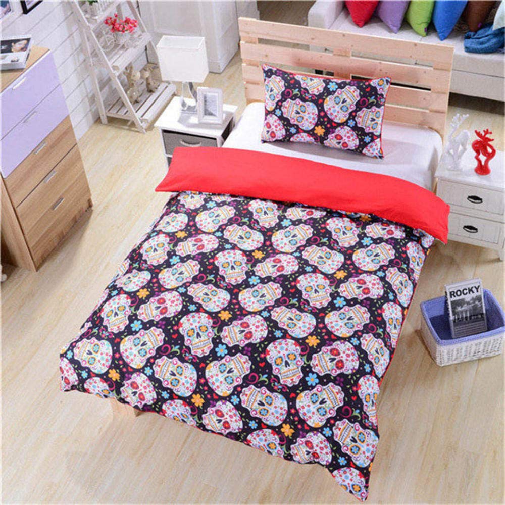Housse de couette respirante anti-décoloration lavable pour un lit d'été frais et durable