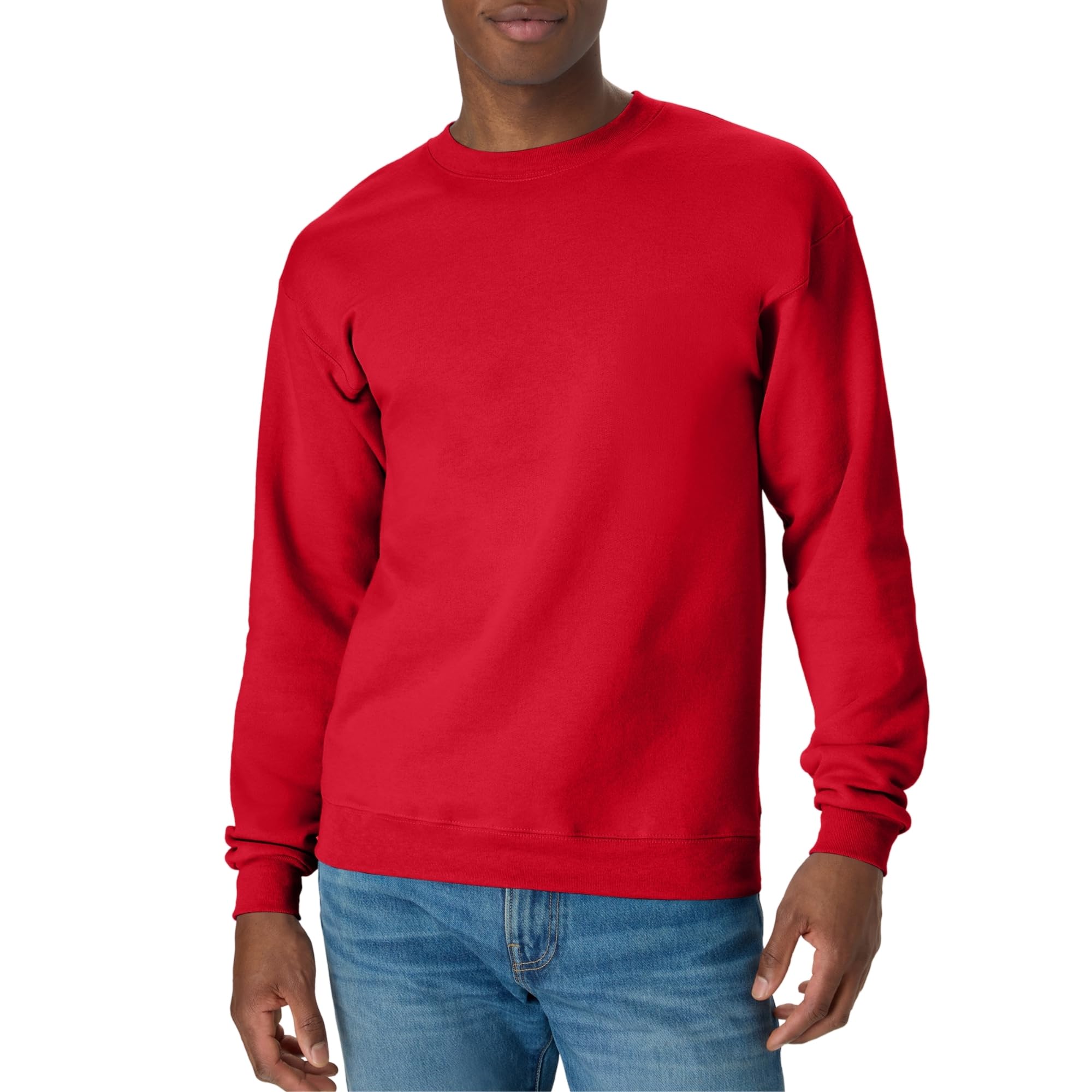 Hanes Womens P1607 Sweatshirt, Deep Red, L UK