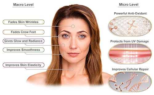 Miniatura 3 de Ageless Defense - Suero facial restaurador celular para astaxantina - por Visage Pure Astaxantina y Resveratrol Suero antienvejecimiento. Protege la