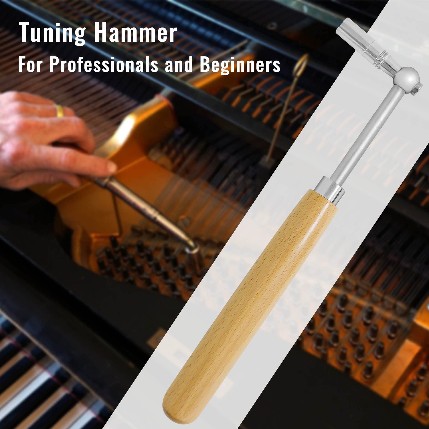 Piano Tuning Kit - Hammer, Mutes & More -2