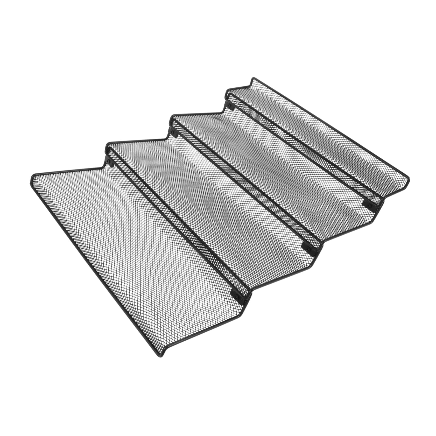 Alipis Organizador de Especias para Cajón de Metal Negro, Soporte