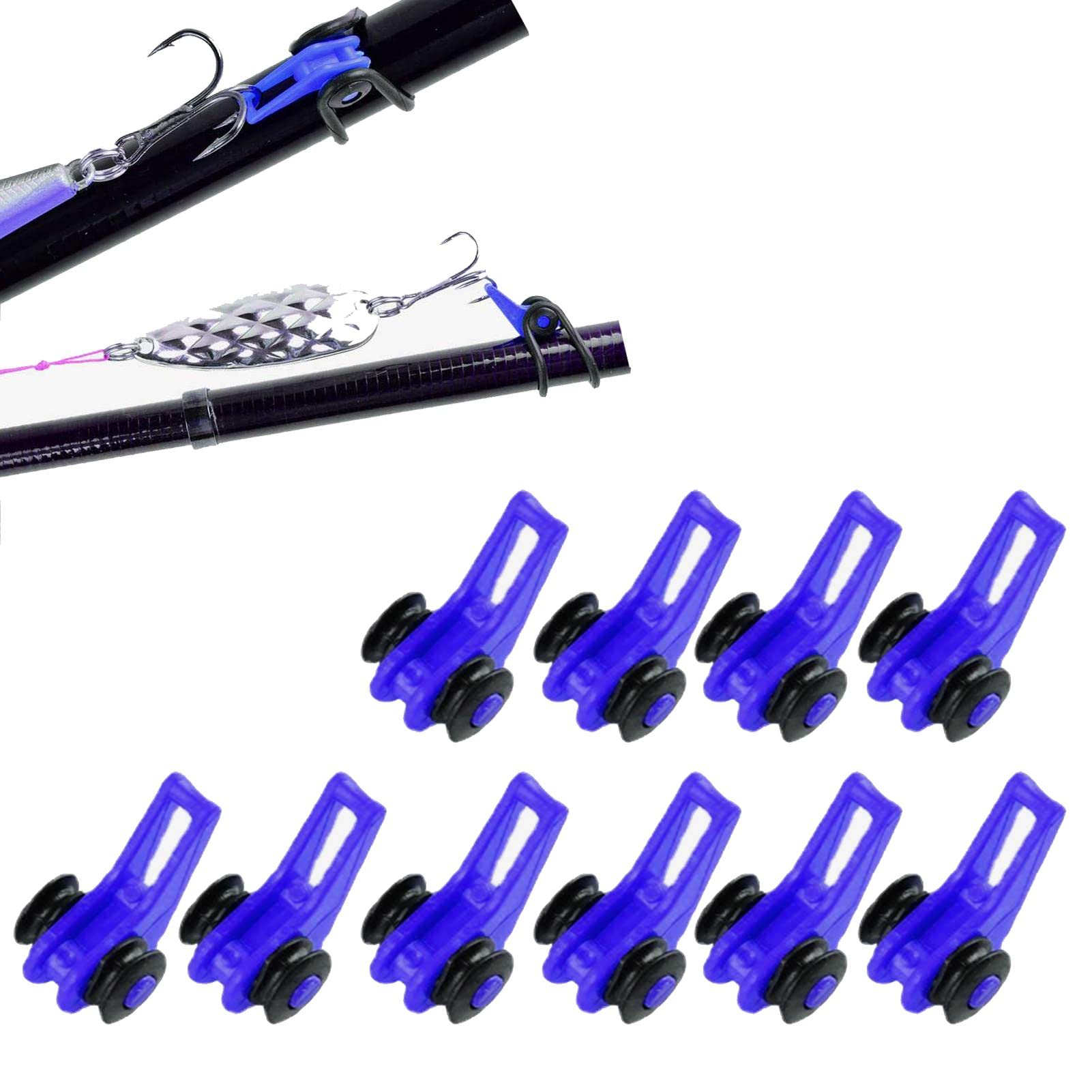 Canne à Pêche Portable En Caoutchouc Souple, Support Simple, Support Enfichable, Accessoires De Pêche, Gadget, 2 Pièces/paquet