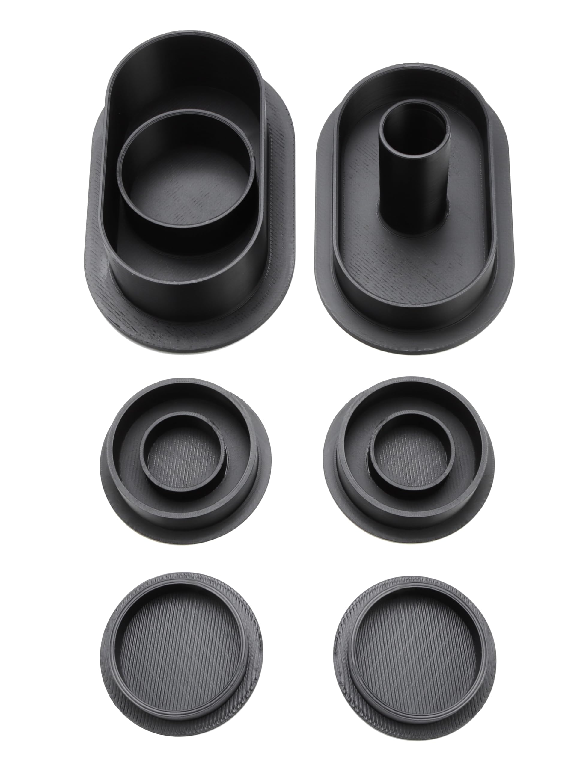 Bouchons de Cadre de Moto Rouge compatibles avec Yamaha MT-09 / MT-09 SP/Tracer 9 / Tracer 9 GT 2021-2025 - Couvre-Trou Cadre latéral - Accessoires Moto esthétiques (Noir)