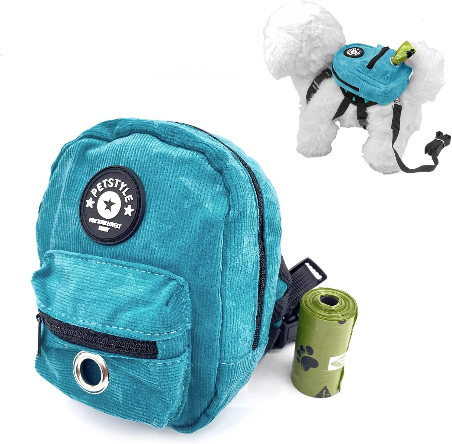 VEEVIIY Dog Backpack for Small Dogs to Wear, Pet Dog Puppy